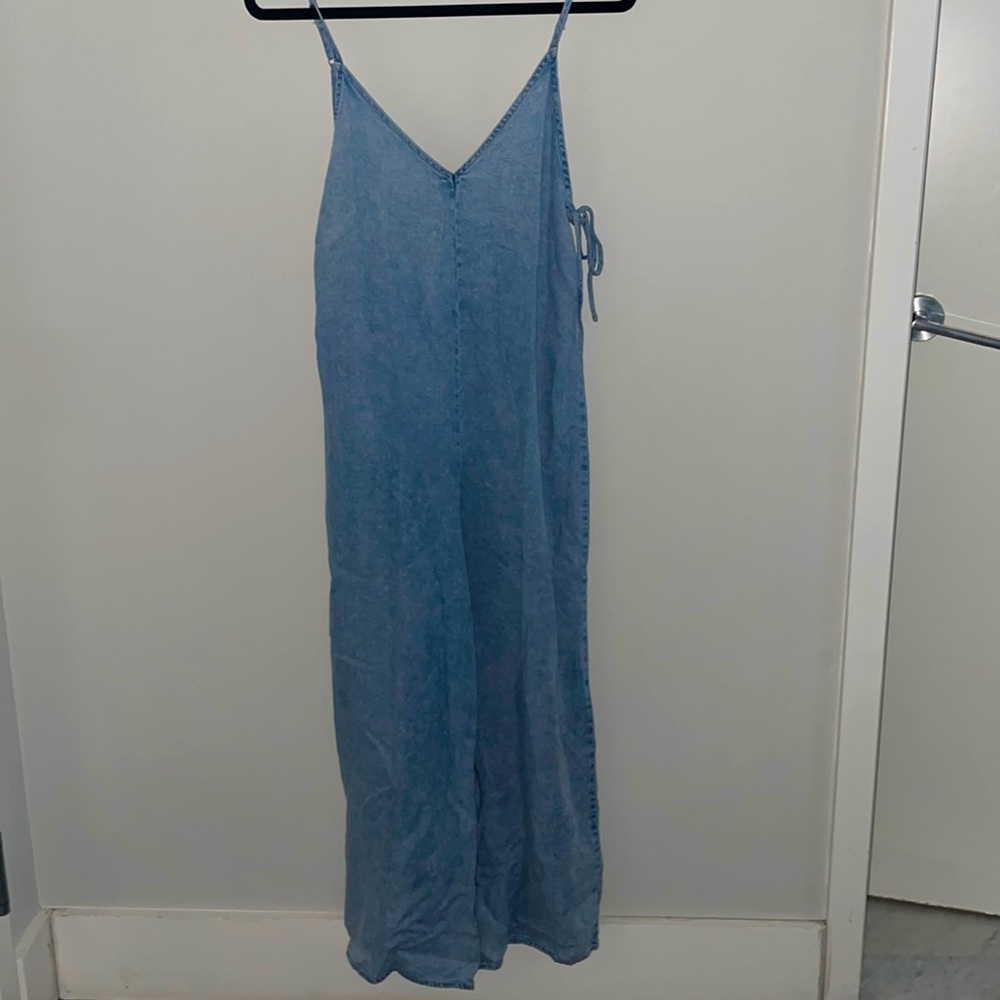 Denim Zipper Dress